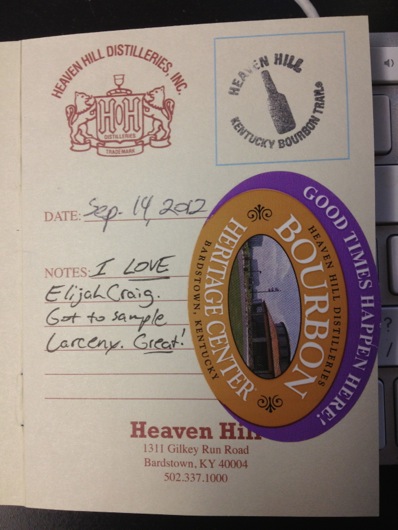 Kentucky Bourbon Trail Passport Stamp - Heaven Hill