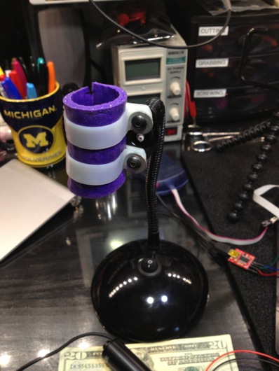 Camera Mounted on Gooseneck