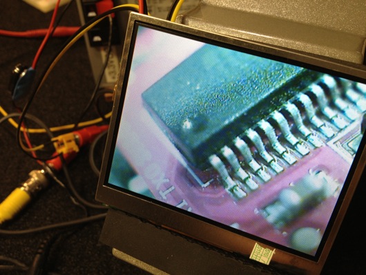 Video Microscope In Action