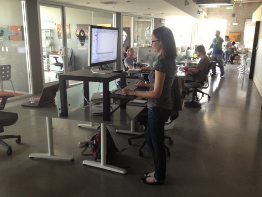 Stand-Up Desk at meltmedia